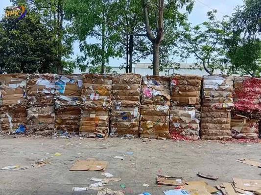 Kiện lề sau khi ép bằng máy ép lề